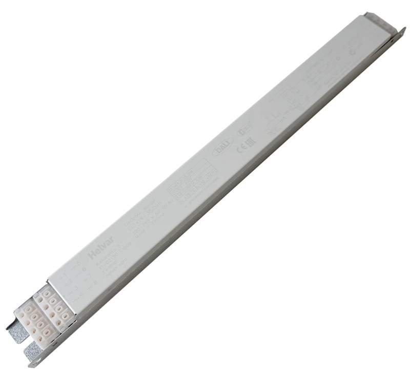 EL1x14-35 iDIM EVG dimmbar DALI für 1x 14W, 21W,28W und 35W T5 Röhren 16mm. Switch Control - Taster Dimmung mittels handelsüblichem Taster. Microprozessor gesteuert. Sehr niedriger Standby