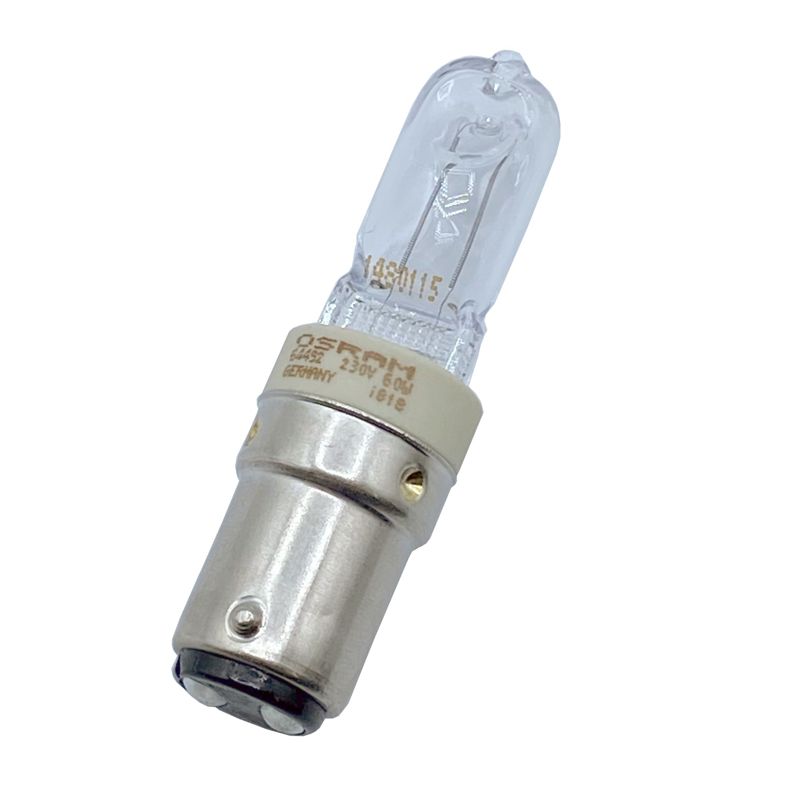 Osram Halolux Ceram 60W 230V, Sockel B15d, KLAR, dimmbar, Länge 67mm. Ersetzt die 64481 Auslauftype nur noch Restbestände verfügbar Bisher keine LED Alternative mit gleicher Lichtleistung, Bau Osram Halolux Ceram 60W 230V, Sockel B15d, KLAR, dimmbar, Länge 67mm. Ersetzt die 64481 Auslauftype nur noch Restbestände verfügbar Bisher keine LED Alternative mit gleicher Lichtleistung, Bau