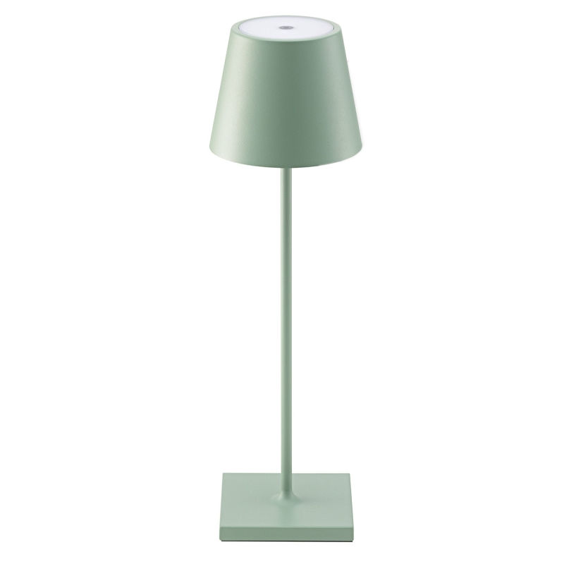 LED Akku Tischleuchte Nuindie 2,2W 822-27 168-197lm IP54 45° 380mm grün dimmbar 