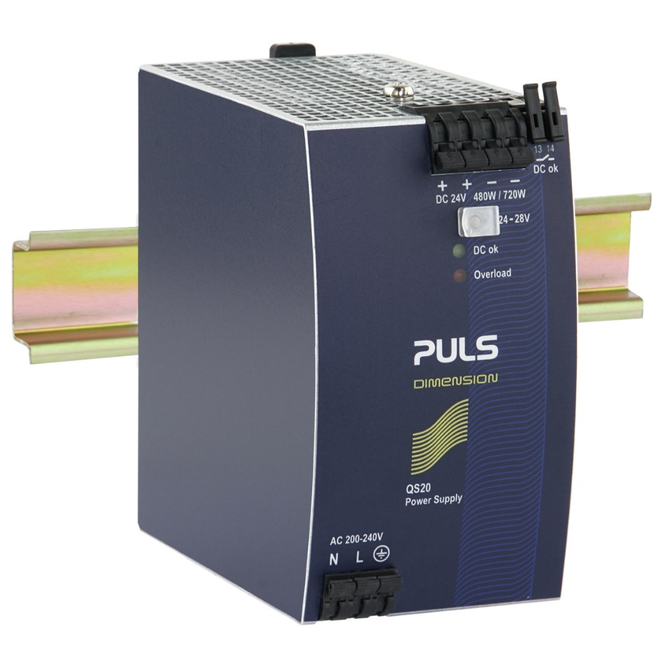 QS20.244 (480W) Hutschienen Netzteil PULS Dimension - LED Konverter