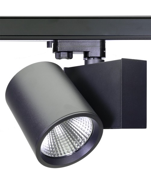 LED Schienenstrahler STORE LIGHT ONE 42W 930 3025lm und 3000K Gehäuse: SCHWARZLeistung: 42W Lichtstrom: 3025lm Farbwidergabe CRI > 90 Farbtemperatur: 3000K (PureWhite) Reflekto LED Schienenstrahler STORE LIGHT ONE 42W 930 3025lm und 3000K Gehäuse: SCHWARZLeistung: 42W Lichtstrom: 3025lm Farbwidergabe CRI > 90 Farbtemperatur: 3000K (PureWhite) Reflekto