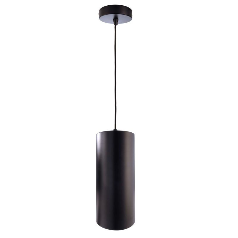 Barrel LED Pendelleuchte schwarz matt Leistung: 1x max. 40W bei 220-240V Schutzklasse: IP 20 LxØ: 250x100mm Material: Aluminium Netzspannung: 220-240V Betriebstemperatur: -