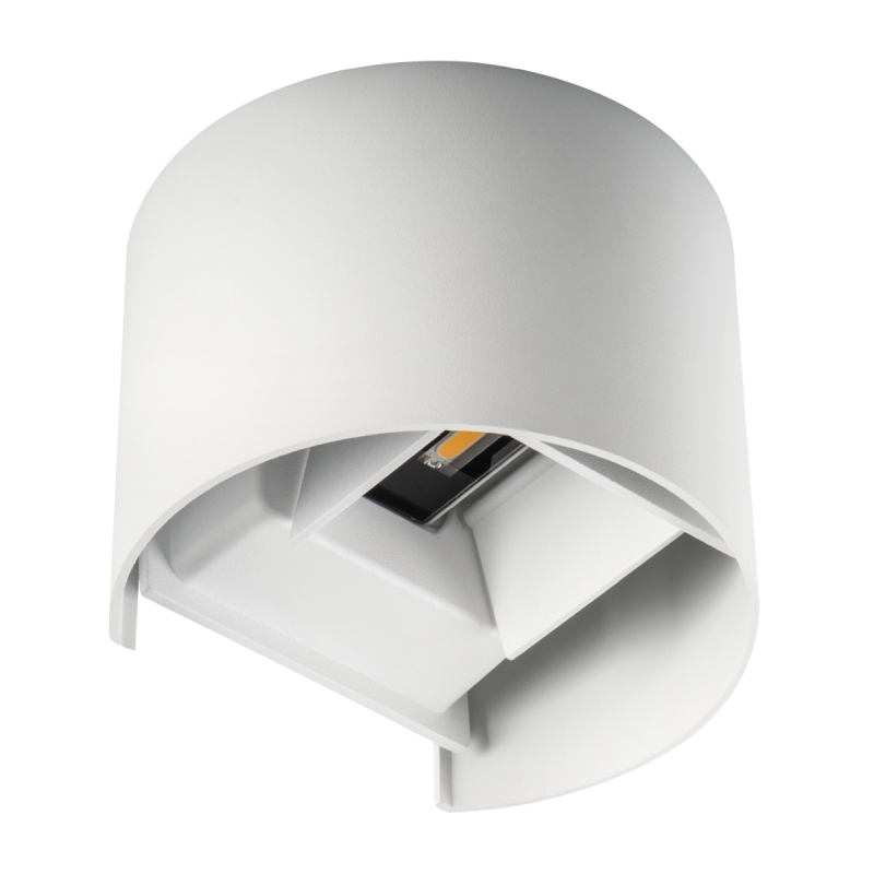 LED Wandleuchte Außenbereich REKA 7W IP54 4000K weiss rund