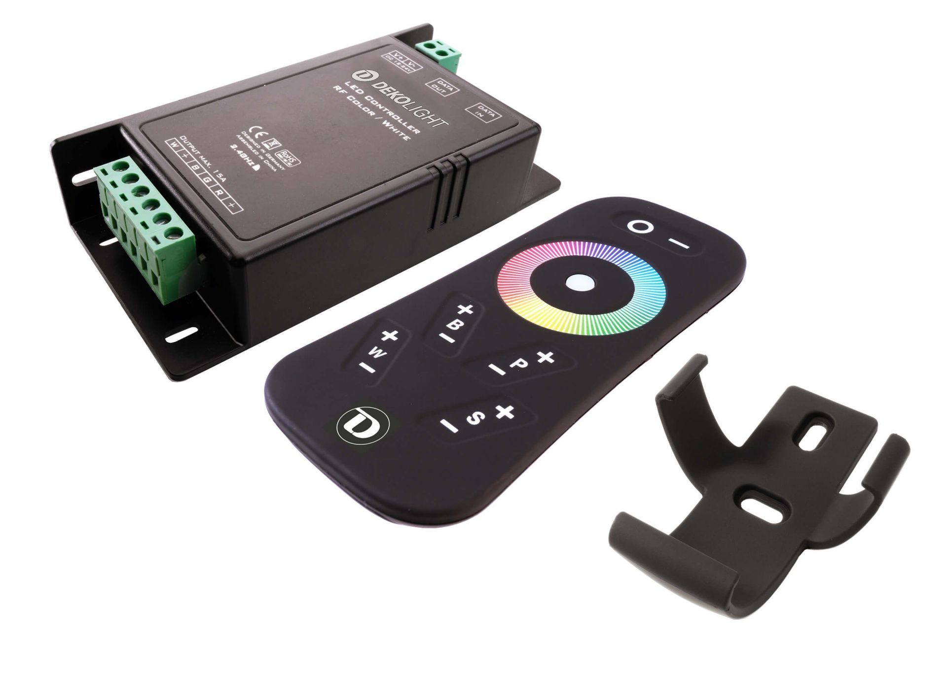 Controller Set für Colt RGBWW enthält Fernbedienung + Wandhalterung und Controller Controller Set für Colt RGBWW enthält Fernbedienung + Wandhalterung und Controller