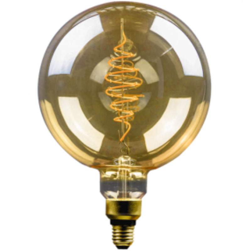 LED Filament Vintage Lampe Globeform E27 8,5W 500lm superwarmweiß XXL L283mm ø200mm  LED Filament Vintage Lampe Globeform E27 8,5W 500lm superwarmweiß XXL L283mm ø200mm
