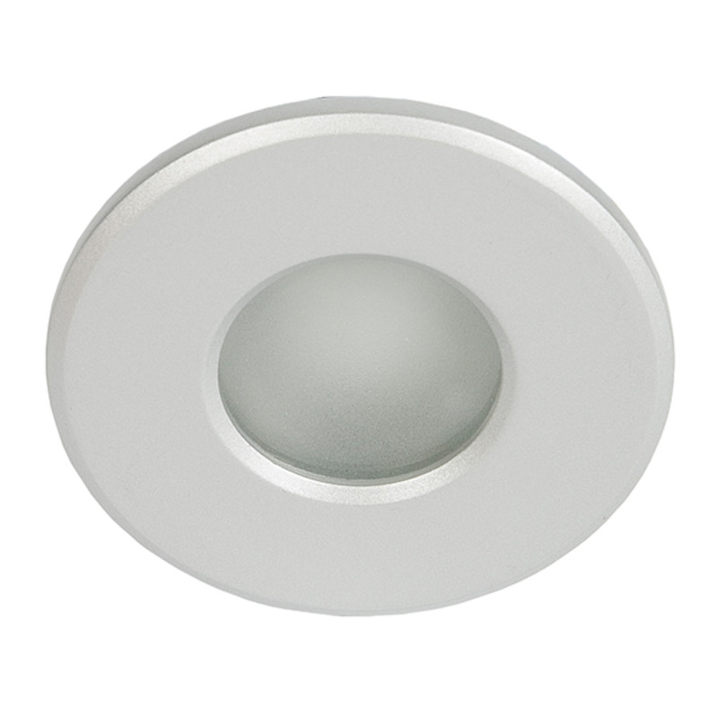 Einbauleuchte WT50 Rund, Titan-Matt, für MR16 max. 50W Bauform: RUND IP65 frontseitig für Feucht- bzw. Nassräume Farbe: Titan-Matt Maximal MR16 Leuchtmittel mit 50W