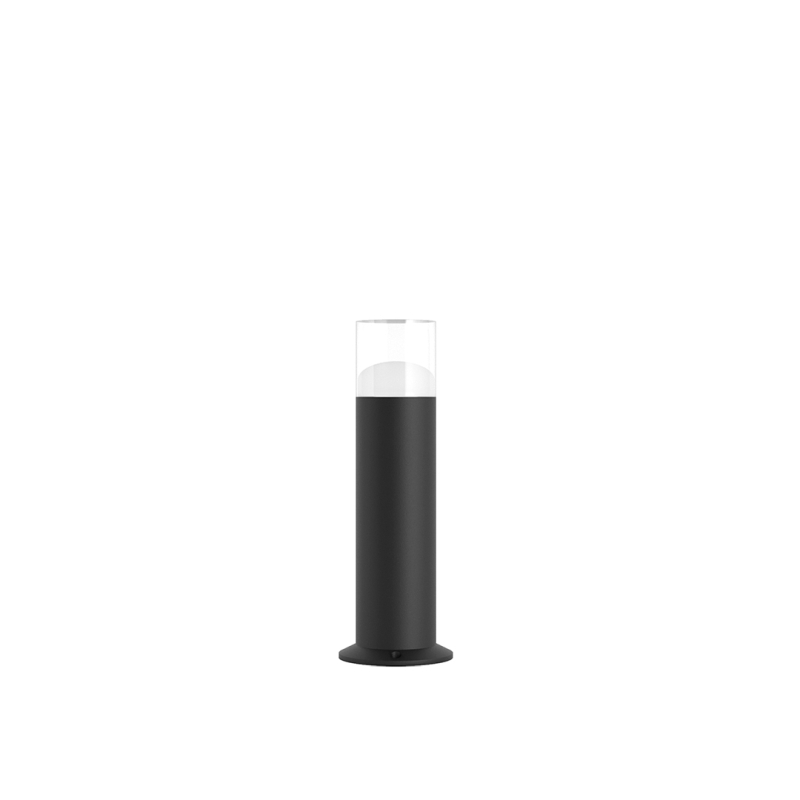 LED Pollerleuchte Tura 12W 830 950lm 180° schwarz