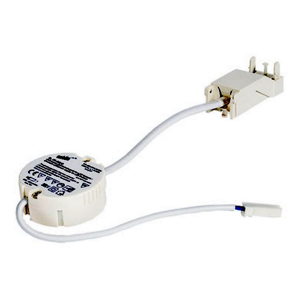 EL-7R-200 D Dimmbares LED Betriebsgerät 1x7W 200mA CC für LED MINI KARDAN E1/E2/E3 Primärseitig mit 15cm Kabel mit Anschlußbox Sekundärseitig mit AMP Stecker passend zur LED MINI KARDAN Serie