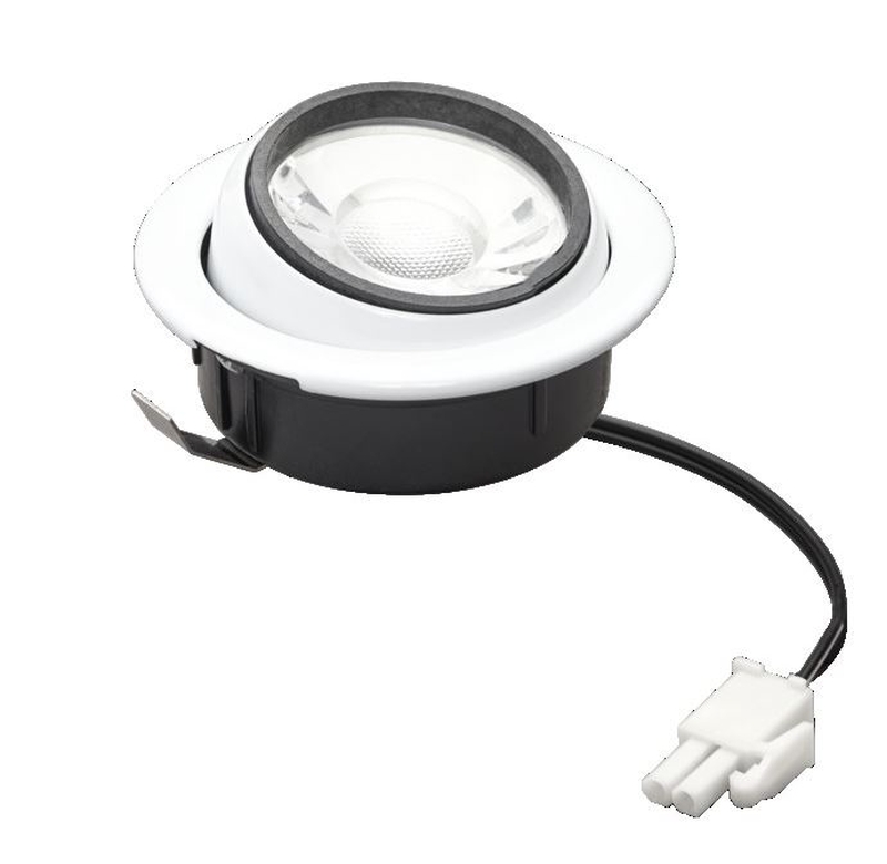 N 5022 CSP LED 4W 930 Weiß LED Möbeleinbauleuchte, schwenkbar Ring: Weiß warmweiss 3000K Linse mit Abstrahlwinkel 38° klares, hitzebeständigen Schutzglas Außen Ø68mm BohrØ  N 5022 CSP LED 4W 930 Weiß LED Möbeleinbauleuchte, schwenkbar Ring: Weiß warmweiss 3000K Linse mit Abstrahlwinkel 38° klares, hitzebeständigen Schutzglas Außen Ø68mm BohrØ