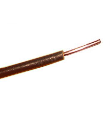 H05V-U 1,0 BR Verdrahtungskabel für Leuchten Leiter-Nennquerschnitt 1 mm² Ring 100m Leiter-Klasse Kl.1 = eindrähtig Ader-Isolation PVC Außendurchmesser ca. 2,35 mm Zul. Kab