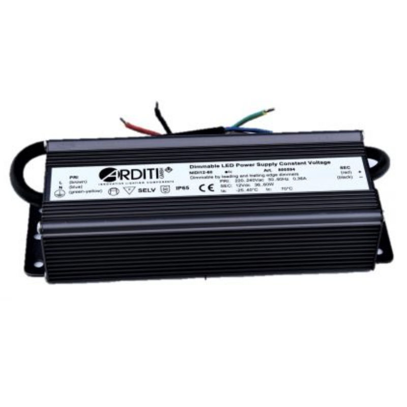 NUDI24-80 LED Konstantspannungstreiber 24V / 80W Dimmbar Outdoor
