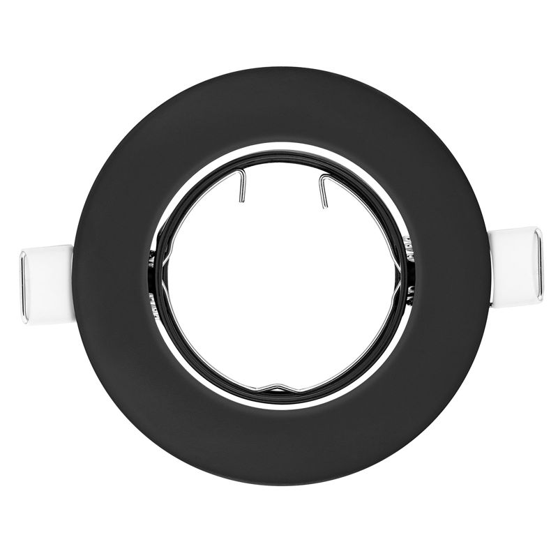 Einbauleuchte schwarz, ACS Trim Ring Swivel, schwenkbar 30° für LED Module MR16 50mm
