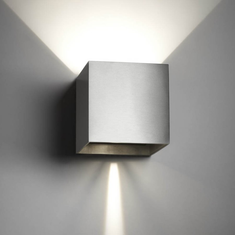 LED Aussenwandleuchte CUBE 6W IP54 warmweiss 3000K anthrazit