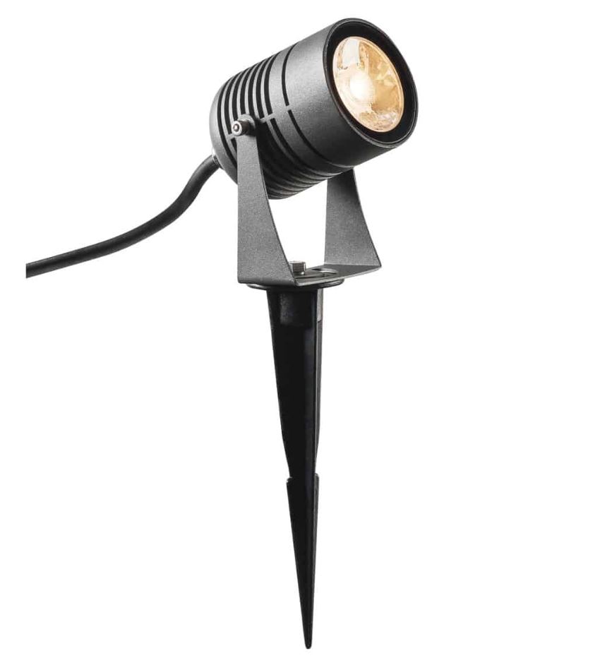 Erdspießstrahler LED SPIKE 6W IP55 Anthrazit 400lm 3000K 40° Erdspießstrahler LED SPIKE 6W IP55 Anthrazit 400lm 3000K 40°