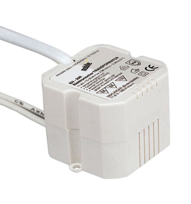 EN-35R Nobile elektronischer Trafo 10-35VA 230V auf 12V für Hohlraumdosen Einbau geeignet