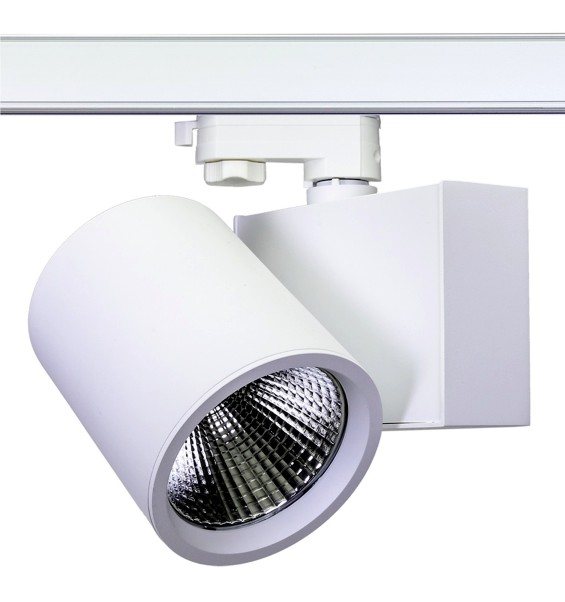 LED Schienenstrahler STORE LIGHT ONE 42W 930 3025lm und 3000K Gehäuse: Weiss Leistung: 42W Lichtstrom: 3025lm Farbwidergabe CRI > 90 Farbtemperatur: 3000K (PureWhite) Reflektor LED Schienenstrahler STORE LIGHT ONE 42W 930 3025lm und 3000K Gehäuse: Weiss Leistung: 42W Lichtstrom: 3025lm Farbwidergabe CRI > 90 Farbtemperatur: 3000K (PureWhite) Reflektor