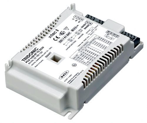 PCA 1x18/24 TCL ECO c xitec II dimmbares elektronisches Vorschaltgerät PCA für 1x22W TL5C Lampen, DIMMBAR per DALI, DSI, SwitchDIM (Taster) 
