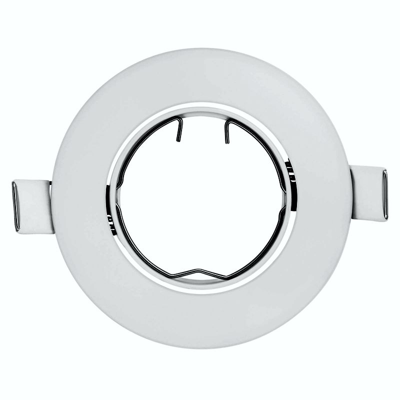 Einbauleuchte weiß, ACS Trim Ring Swivel, schwenkbar 30° für LED Module MR16 50mm