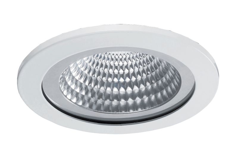 LED Einbauleuchte INSAVER 75LED 10W IP65 830 48° weiss Lichttemperatur: 3000K / warmweiss 1113lm - 111lm/W hohe Lebensdauer von 50.000h Ausstrahlungswinkel: 48° IP65- ideal für