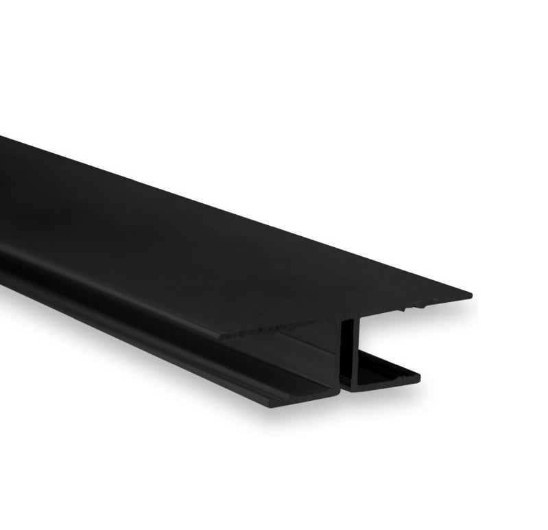 LED Trockenbauprofil TBP8 200cm, schwarz RAL9005, LED Stripes max. 11mm (17,79€/m inkl. MwSt.) perfekt geeignet für den Einbau in Trockenbaukonstruktionen! wird als Schattenfuge in der Zwi