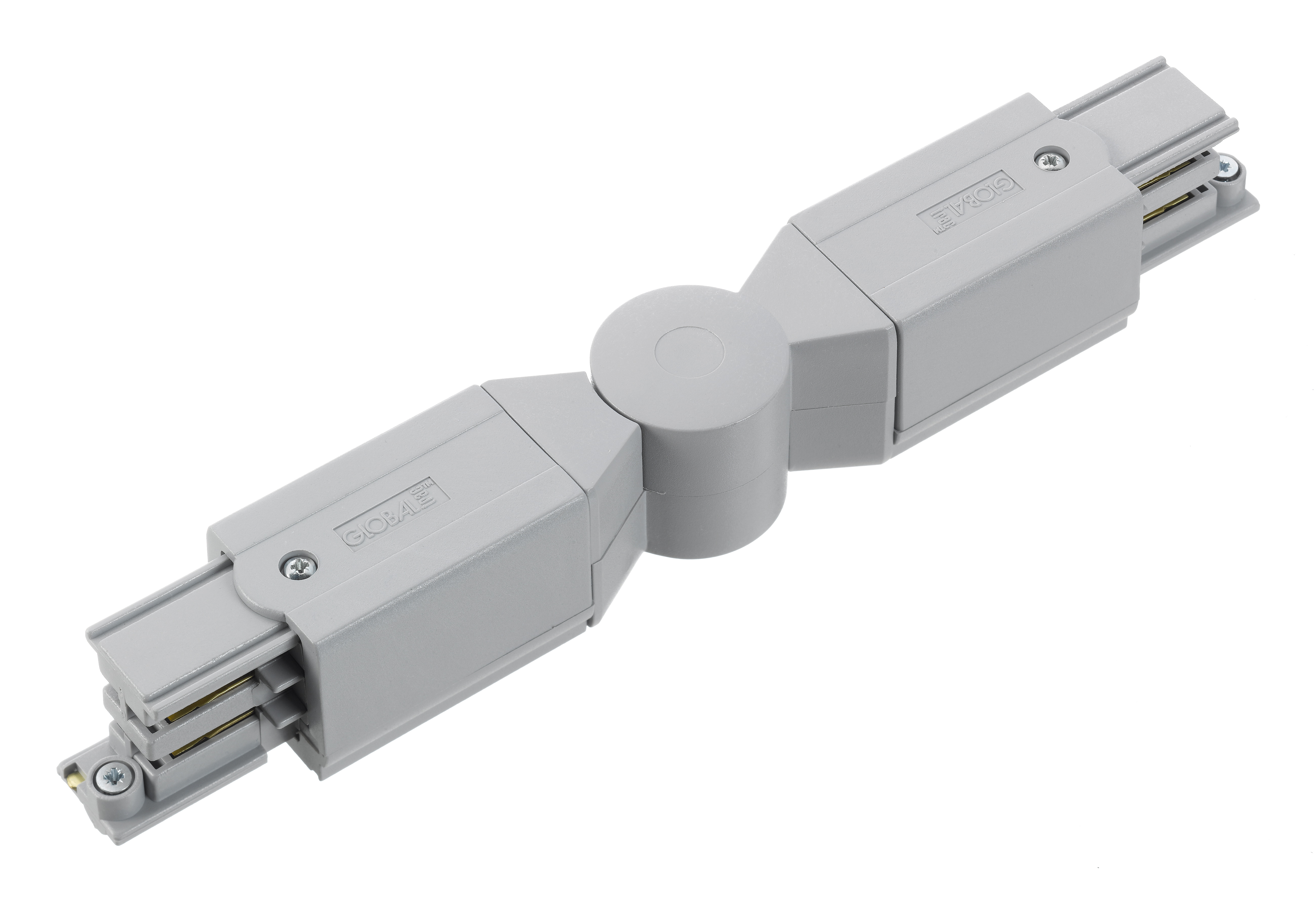 Global einstellbare Verbinder / einstellbare Kupplung, XTS 24-1 - GRAU für Global 3 Phasen Stromschiene Bitte Beachten ! Schienenzubehör verschiedener Hersteller ist untere