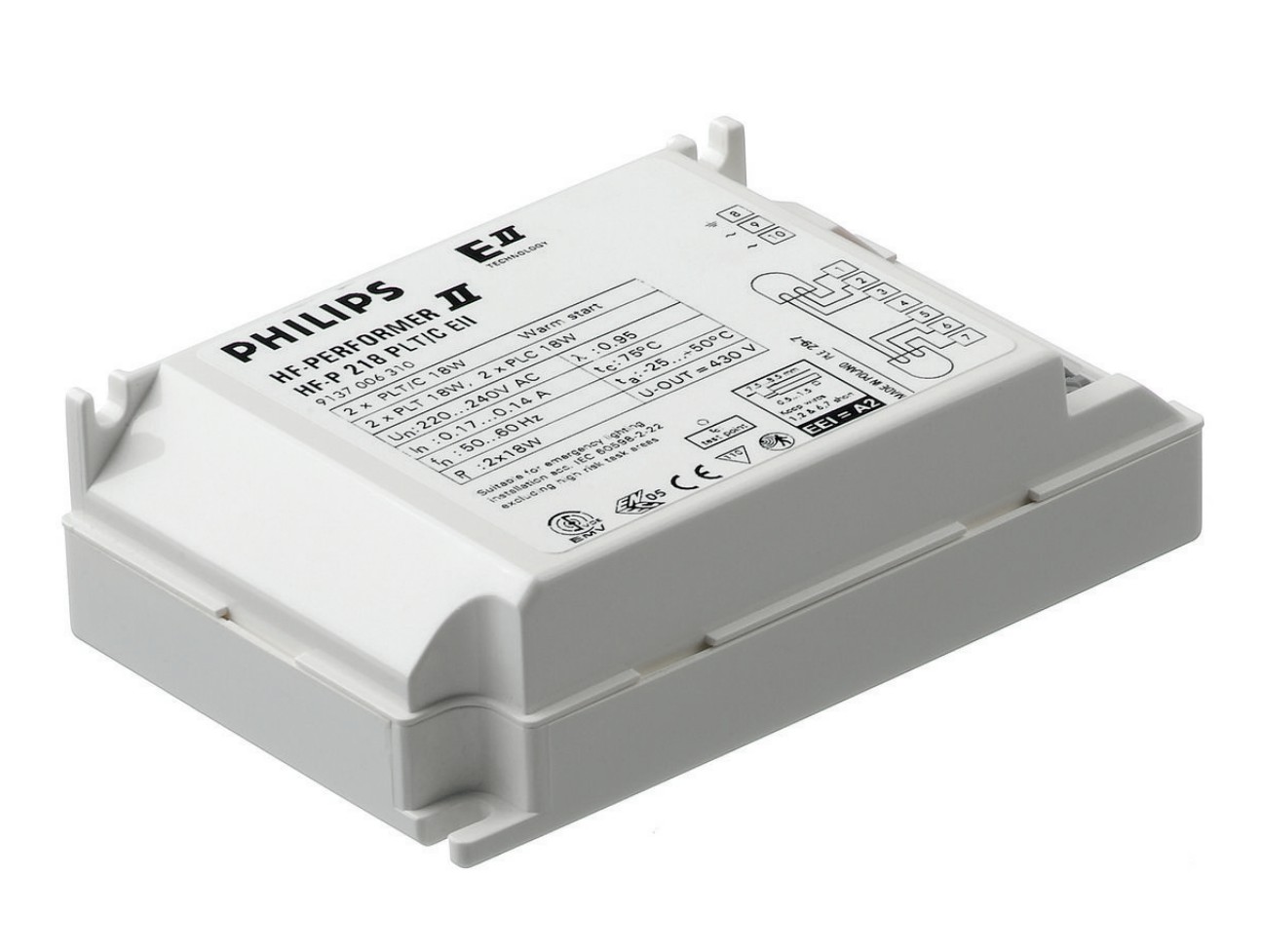 HF-P 155 T5C HF-Performer EVG elektronisches Vorschaltgerät  für 1x 55W TL 5c Ring Röhren