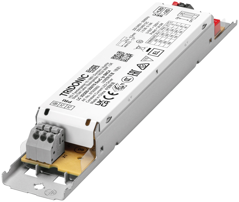 LC 25W 200-350mA flexC lp SNC4 Konstantstrom LED Treiber Per DIP Schalter einstellbarer Ausgangsstrom 350, 300, 250 und 200mA Vorwärtsspannung 25 - 70V DC Ausgangsleistung 14,0W - 24,5