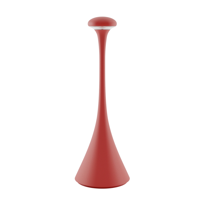 LED Akku Tischleuchte Nudrop 2,2W 822-27 168-197lm IP54 45° 380mm rot dimmbar