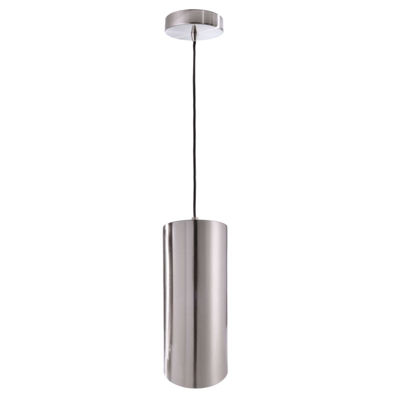 Barrel LED Pendelleuchte silber Leistung: 1x max. 40W bei 220-240V Schutzklasse: IP 20 LxØ: 250x100mm Material: Aluminium Netzspannung: 220-240V Betriebstemperatur: -5°C - 