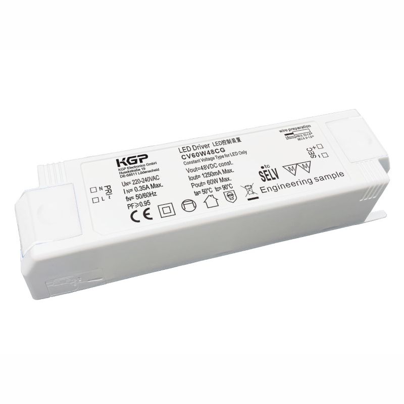 CV 30W 48 CG LED Konstantspannungstreiber Compact 30W 48V DC LxBxH: 447x240x200mm Ausgangsspannung 48V DC Idealer Treiber für 48V LED Bänder/Streifen MM Zeichen, auch für Möbeleinb