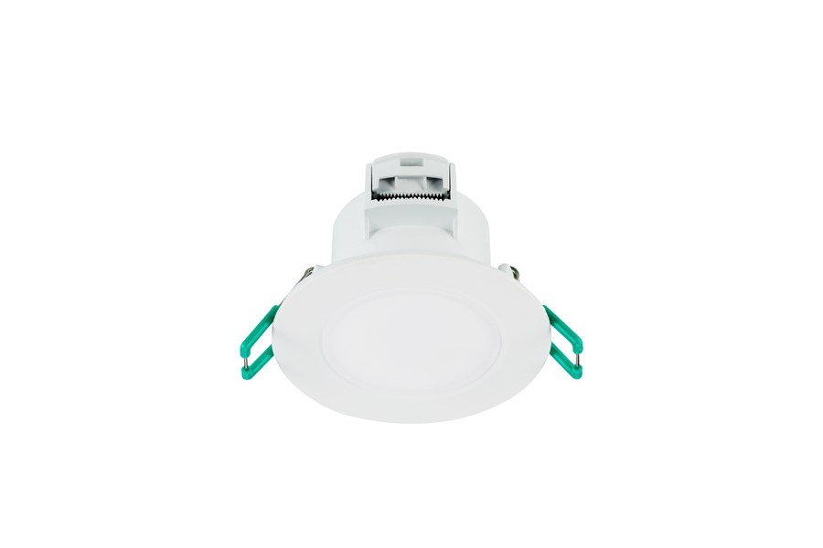 LED Einbauleuchte START Spot 610lm 3-CCT Switch IP65 6W 100° 230V Direkter Anschluss an 230V NICHT dimmbar Lichttemperatur: 2.700K /3.000K /4.000K einstellbar Farbwiedergabeindex: 