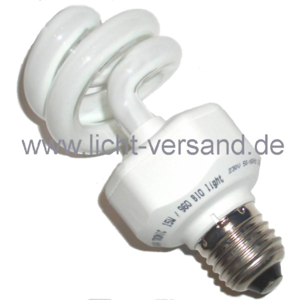 Energiesparlampe 15W E27 230V GELB, Ø x L: 60 x 132mm  Energiesparlampe 15W E27 230V GELB, Ø x L: 60 x 132mm