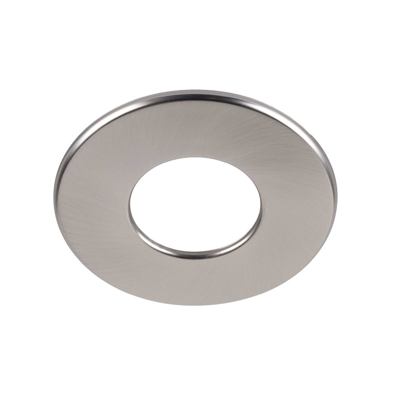 Universal Einbauleuchte Abdeckung für Art.Nr: 1007095 (starr) ØxH: 88x0.35mm Aluminium gebürstet Rund IP20 