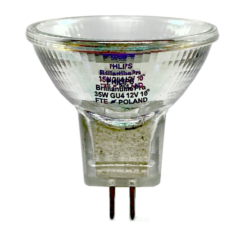 Philips BrilliantLine 35W 12V 10° GU4, Halogen Niedervolt Reflektorlampe MR11 Ø35mm
