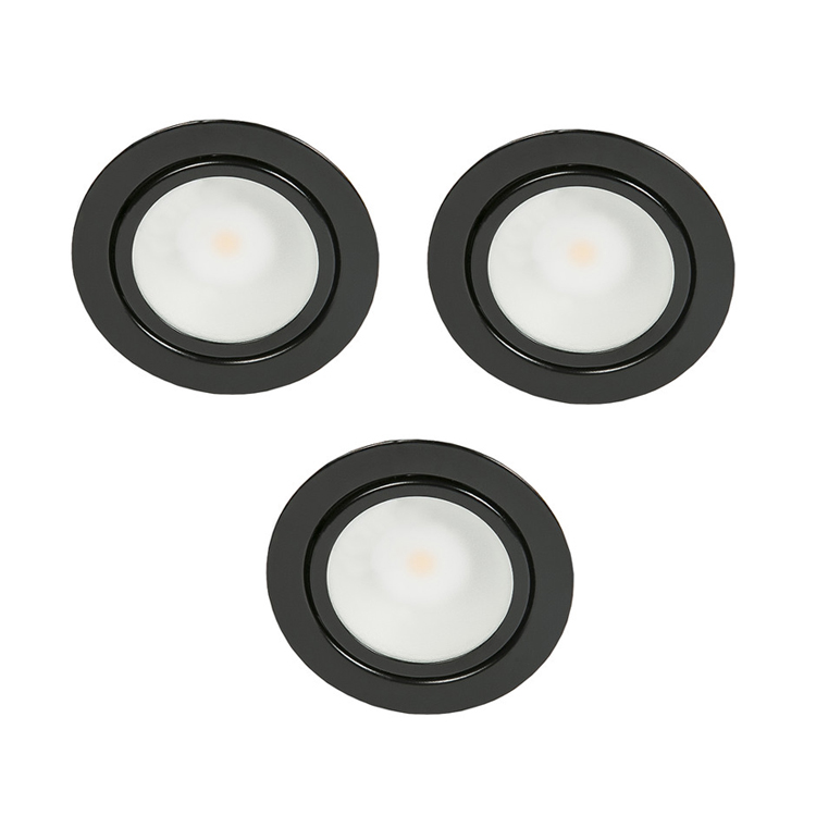 N 5020 COB LED 3er Set LED Einbauleuchten 3,3W 830, Schwarz, warmweiss KOMPLETT SET bestehend aus: 3 LED Leuchten (3000K, 177lm) AD: 80mm / BohrØ: 58mm / ET:18mm 1 Betriebsgerät EL N 5020 COB LED 3er Set LED Einbauleuchten 3,3W 830, Schwarz, warmweiss KOMPLETT SET bestehend aus: 3 LED Leuchten (3000K, 177lm) AD: 80mm / BohrØ: 58mm / ET:18mm 1 Betriebsgerät EL