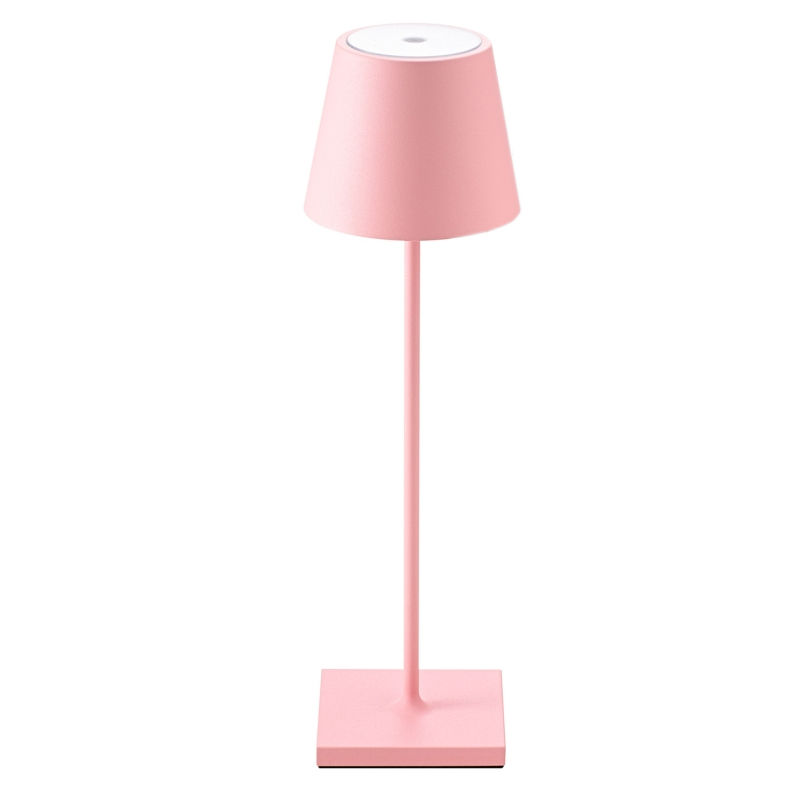 LED Akku Tischleuchte Nuindie 2,2W 822-27 168-197lm IP54 45° 380mm rosa dimmbar 