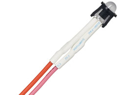 LED EM CON zweifarbige Statusanzeige LED Zweifarbige LED zur Statusanzeige Grün: System OK, rot: Fehleranzeige Steckverbindung Länge: 300mm 