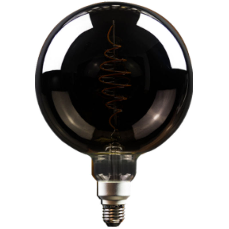 LED Filament Vintage Lampe smoky Globeform E27 8,5W 200lm superwarmweiß XXL L283mm ø200mm  LED Filament Vintage Lampe smoky Globeform E27 8,5W 200lm superwarmweiß XXL L283mm ø200mm