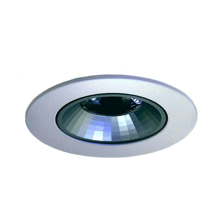 LED Einbaustrahler COMO-R XS 9W 830 38° flood, DIM, Gehäuse Silber 600 Lumen entspricht 50W NV Halogenlampen Mit 40° schwenkbarem hocheffizienz Reflektor Abstrahlwinkel: 38° Flood 
