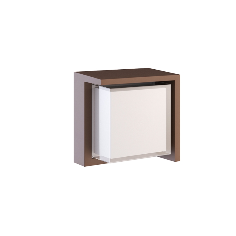 LED Wandleuchte Außenbereich Blis C Switch 15W 1.370lm 100° corten