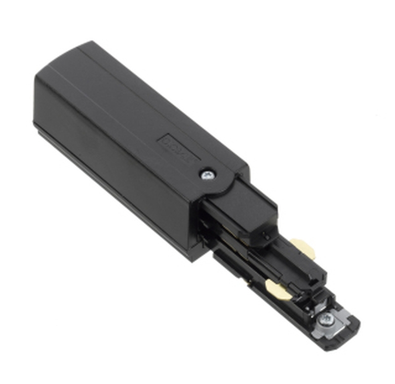Global Trac Pulse Einspeisung DALI XTSC611-2 SCHWARZ für Global 3 Phasen Stromschiene - RECHTS Bitte Beachten ! Schienenzubehör verschiedener Hersteller ist untereinand