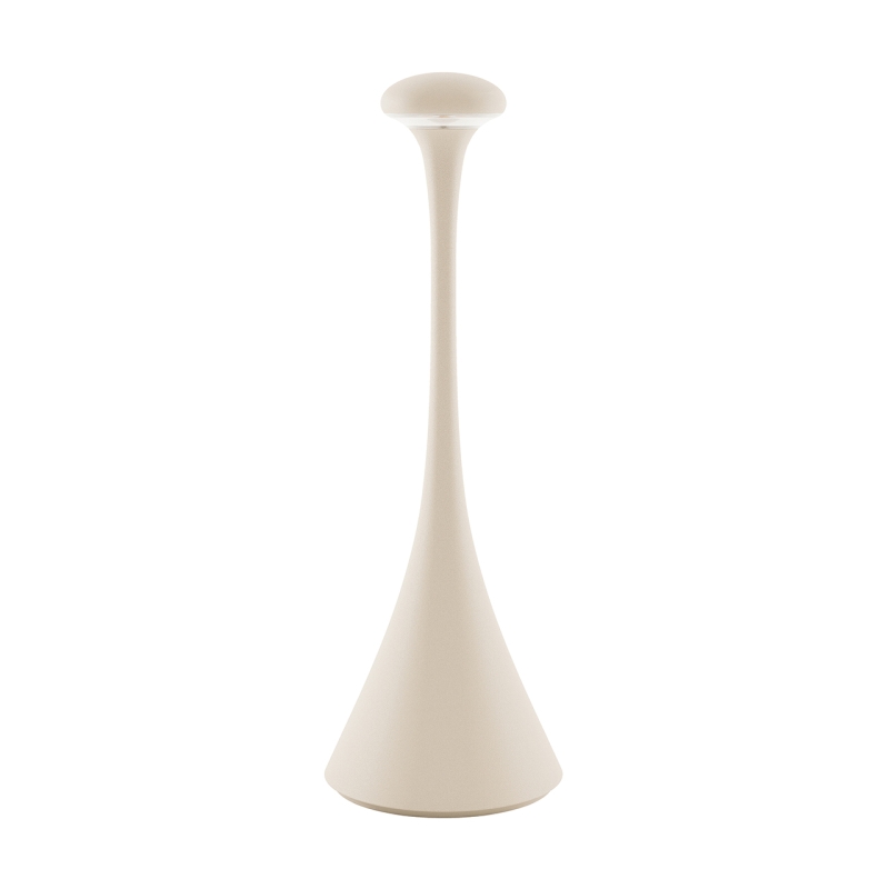 LED Akku Tischleuchte Nudrop 2,2W 822-27 168-197lm IP54 45° 380mm beige dimmbar