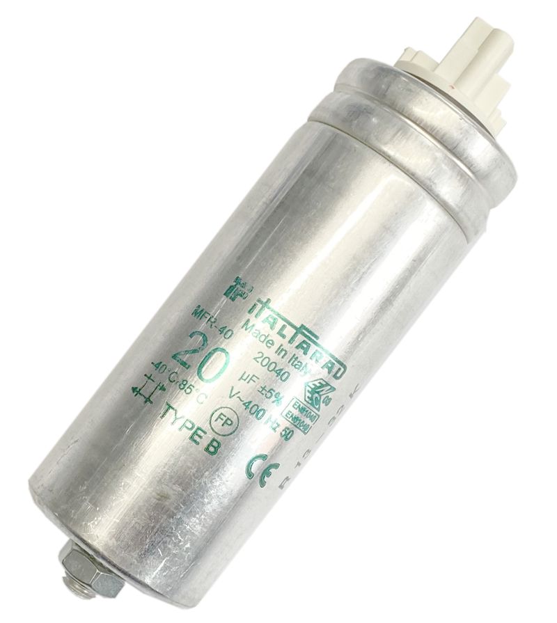 MFR40-LSKM-20uF-400V-BBAA Parallelkondensator 20 µF 400V Gehäuse: Aluminium Füllmittel: auf Basis von Pflanzenöl Mit Entladewiderstand  Befestigung: Gewindebolzen mit beigelegter Mutte MFR40-LSKM-20uF-400V-BBAA Parallelkondensator 20 µF 400V Gehäuse: Aluminium Füllmittel: auf Basis von Pflanzenöl Mit Entladewiderstand  Befestigung: Gewindebolzen mit beigelegter Mutte