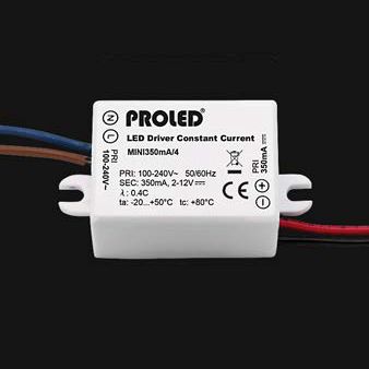 Mini LED Treiber 4W 700mA Vout 2-6Vdc, V IN 100-240Vac, mit Anschlusskabel