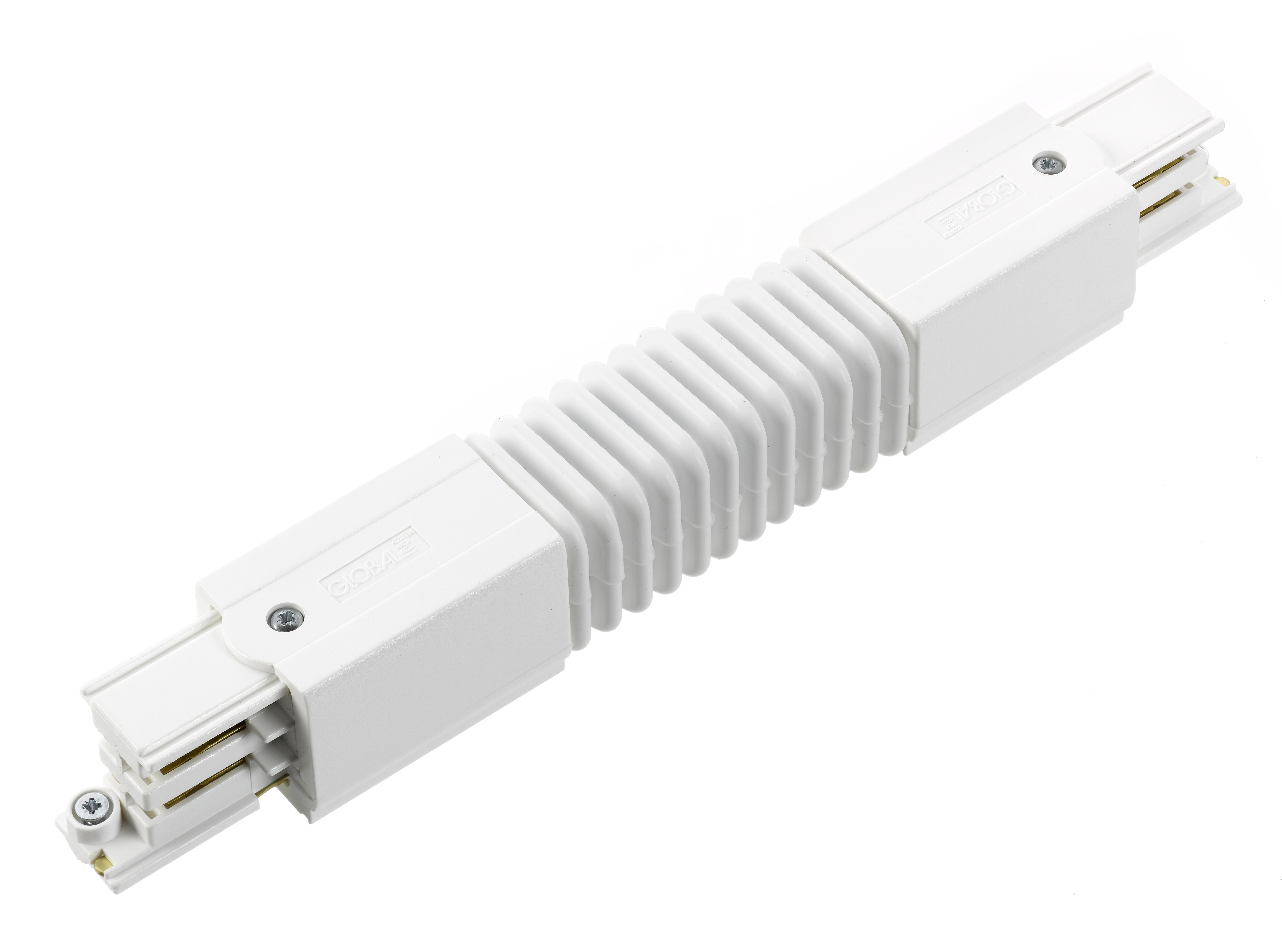 Global Trac Pulse DALI flexibler Verbinder / flexible Kupplung XTS 23-3 WEISS für Global 3 Phasen Stromschiene Bitte Beachten ! Schienenzubehör verschiedener Hersteller