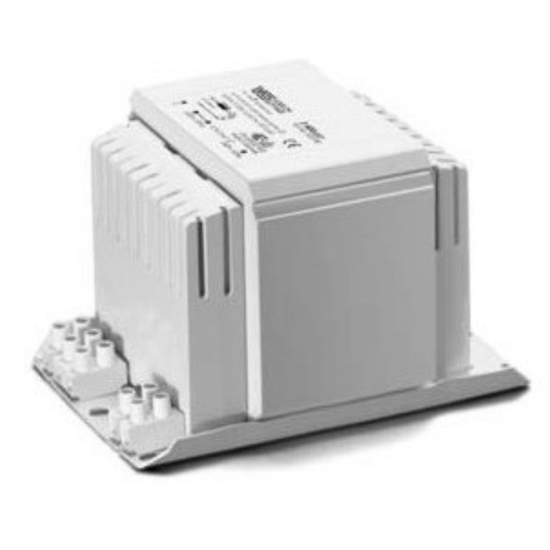 Q 250.528 Vorschaltgerät für Quecksilberdampflampen 250W und für 250W Metalldampflampen (HI/HM) LxBxH: 133x102x92mm Fabrikat Vossloh Schwabe Geeignet zum Betrieb von HI-Lampen mit 1 kV Zün