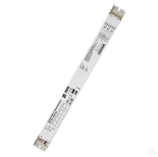 QTP-DL 2X55/220-240 GII Osram Quicktronic 2x55W TC-L 2G11 Lampen. Elektronisches Vorschaltgerät für 2x55W TC-L 2G11 Lampen LxBxH: 360x30x21mm Hinweis hat nur 6 Anschlüsse Vorgänger hatte u