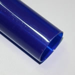 Farbiges Polycarbonatrohr BLAU für 14W / 24W Leuchtstoffröhre T5 - Ø16mm - L=549mm