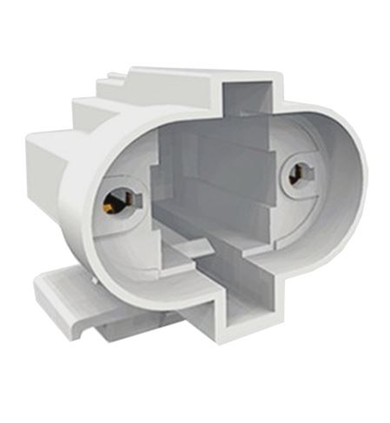Fassung G23 für Dulux S / PL-S 2p / TC-S zum Einstecken in vorgestanzte öffnung 2A - 250V / T140 (IEC), ENEC03, UL, CQC Fassung G23 für Dulux S / PL-S 2p / TC-S zum Einstecken in vorgestanzte öffnung 2A - 250V / T140 (IEC), ENEC03, UL, CQC