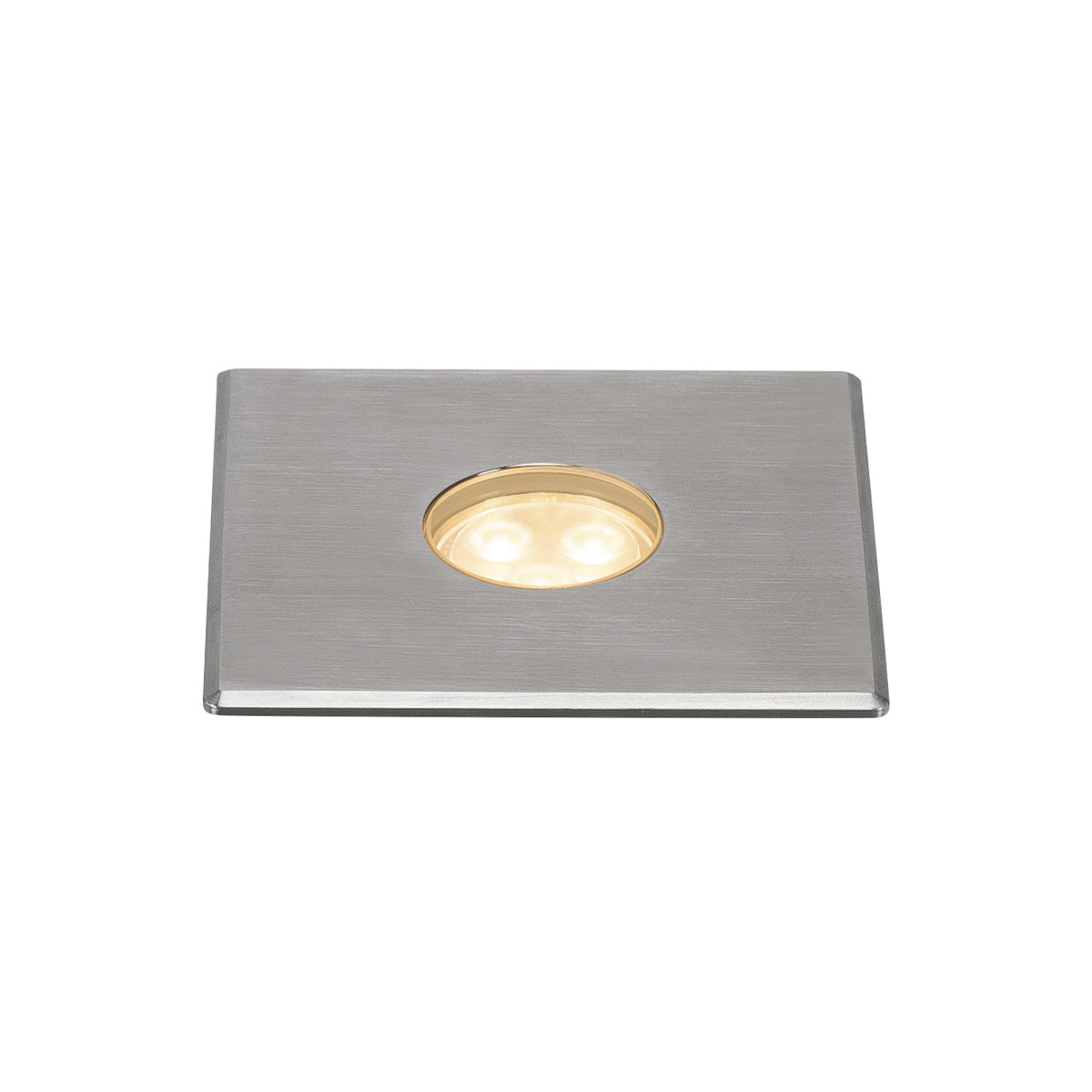 DASAR 100 Premium LED Bodeneinbauleuchte 5,5W, 3000K, IP67, eckig, Blende edelstahl, 24° DASAR 100 Premium LED Bodeneinbauleuchte 5,5W, 3000K, IP67, eckig, Blende edelstahl, 24°